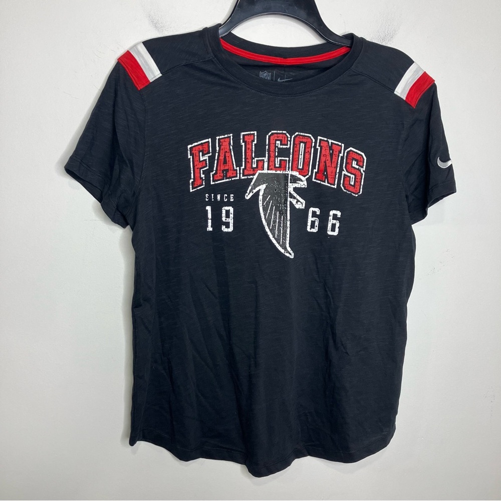 Nike‎ Atlanta Falcons t-shirt black red white womens size medium NFL new